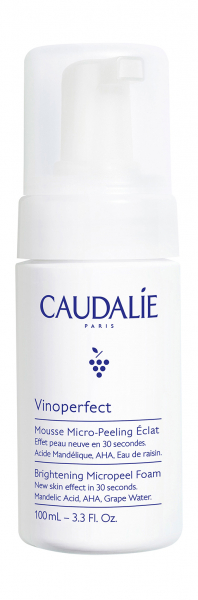 Caudalie Vinoperfect Brightening Micropeel Foam Очищающий мусс с эффектом микропилинга для сияния кожи лица